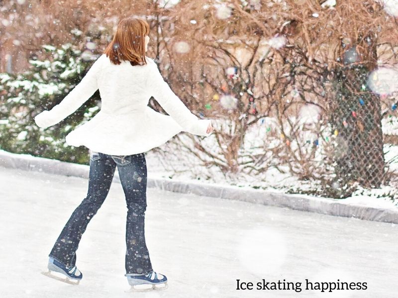 bonheur patin a glace